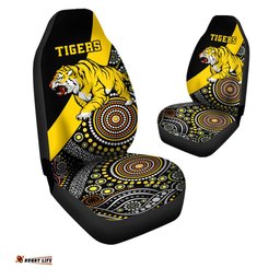Richmond Indigenous Car Seat Covers Tigers Football Version 2