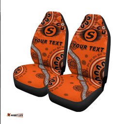 Custom Personalised Perth Scorchers ANZAC Day Aboriginal Car Seat Covers