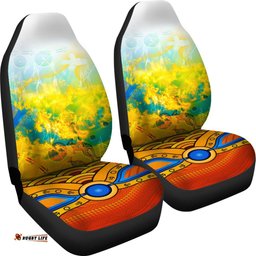 Aboriginal Car Seat Covers, Australia Kangaroo Sky