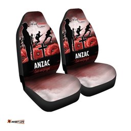 ANZAC Day Car Seat Covers We Will Remember Them Special Version