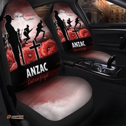 ANZAC Day Car Seat Covers We Will Remember Them Special Version