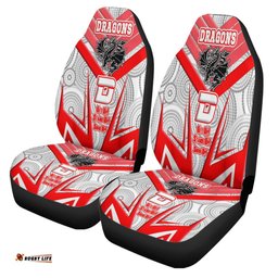 Car Seat Covers St. George Illawarra Dragonss Naidoc Sporty Style Car Seat Covers