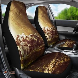 Car Seat Covers Koala Family Landscape Art