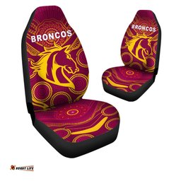 Broncos Indigenous Car Seat Cover