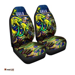 Eels Rugby Naidoc Week Car Seat Cover Custom Eels Getting Up, Standing Up, and Showing Up