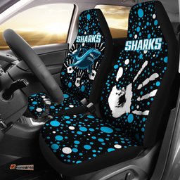 Sharks Rugby Indigenous Car Seat Covers Minimalism Version
