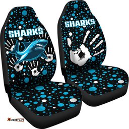 Sharks Rugby Indigenous Car Seat Covers Minimalism Version