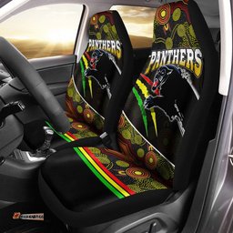 Panthers Rugby Car Seat Cover Aboriginal Basic Style
