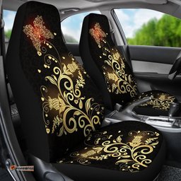 Scotland Car Seat Cover Scottish Golden Thistle 01