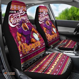 Broncos Rugby Xmas Car Seat Cover Australia NRL Mascot