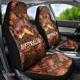 Animal Australia Aboriginal Art Car Seat Cover