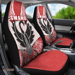 Sydney Car Seat Covers Indigenous Swans