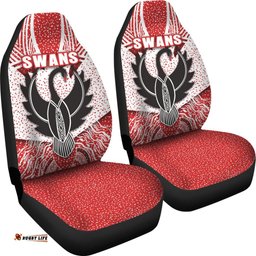 Sydney Car Seat Covers Indigenous Swans
