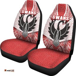 Sydney Car Seat Covers Indigenous Swans