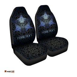 Celtic Personalized Car Seat Covers Celtic Raven