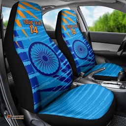 Custom India Cricket Car Seat Cover World Cup 3rd Champions Proud