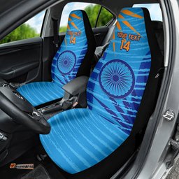 Custom India Cricket Car Seat Cover World Cup 3rd Champions Proud