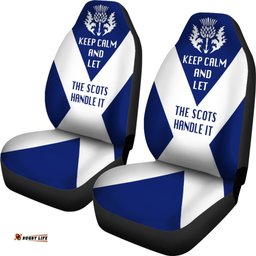 Scotland Car Seat Covers Set Of 2 Let The Scots Handle It