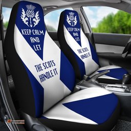 Scotland Car Seat Covers Set Of 2 Let The Scots Handle It