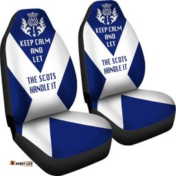 Scotland Car Seat Covers Set Of 2 Let The Scots Handle It