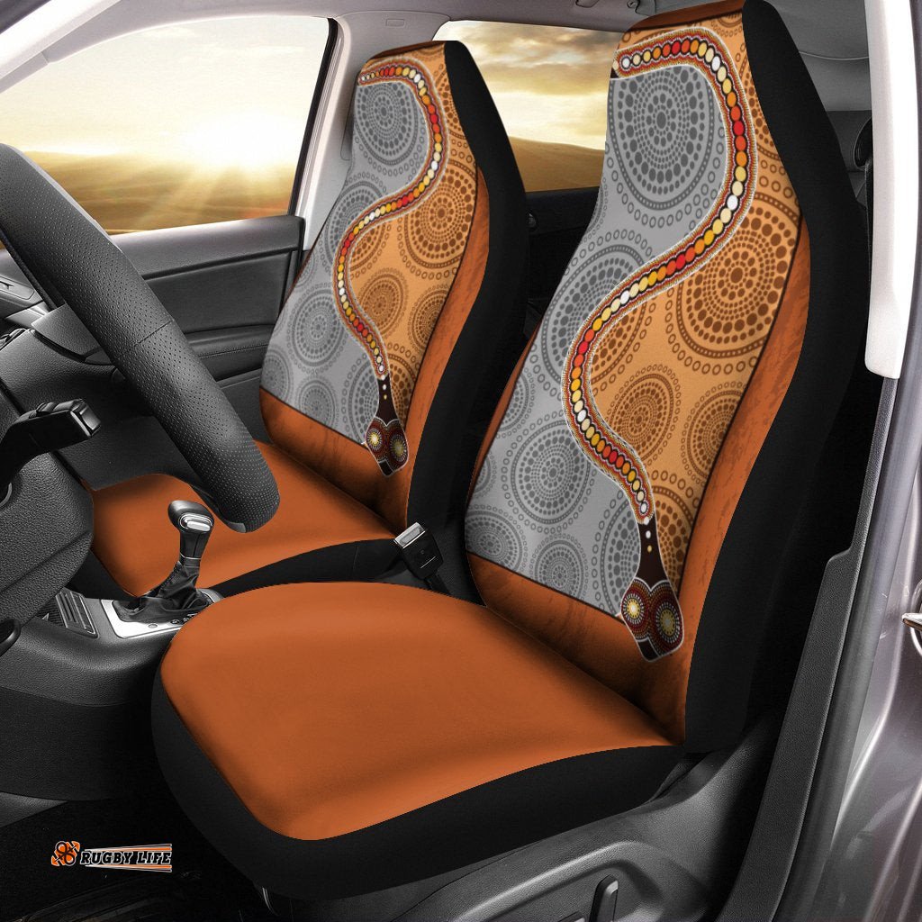 Aboriginal Car Seat Covers Indigenous Snake