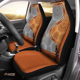 Aboriginal Car Seat Covers Indigenous Snake