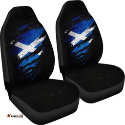 Scotland In Me Car Seat Covers Special Grunge Style Set Of Two