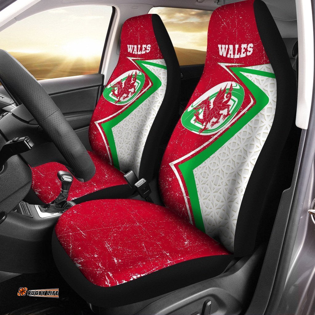 Wales Rugby Car Seat Covers Celtic Welsh Rugby Ball
