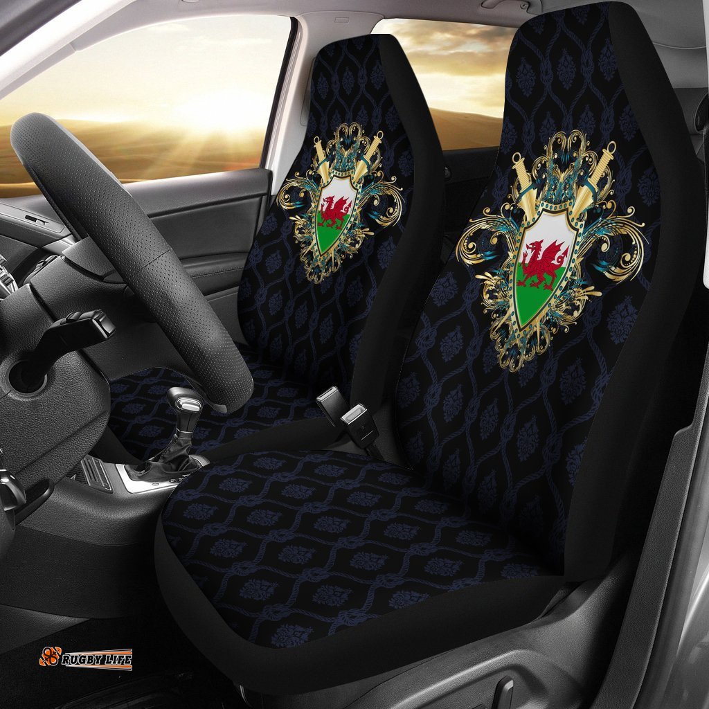 Wales Flag Car Seat Covers