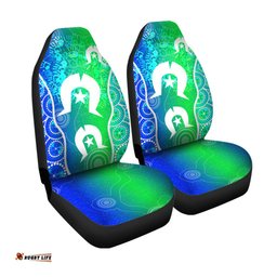 Aboriginal Torres Strait Islands Car Seat Cover Flag Vibes