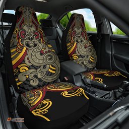Maori Hei Tiki Tribal Tattoo Car Seat Cover