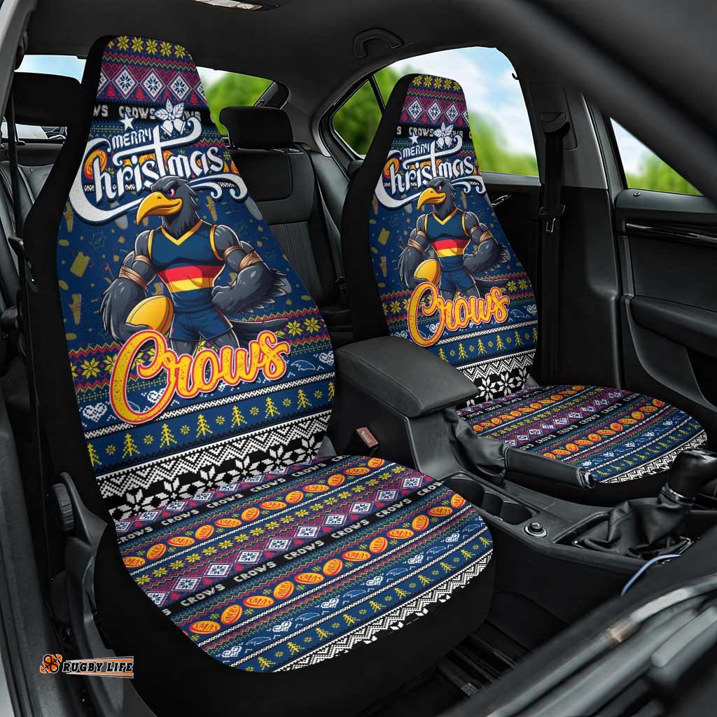 Crows Football Xmas Car Seat Cover Australia AFL Mascot