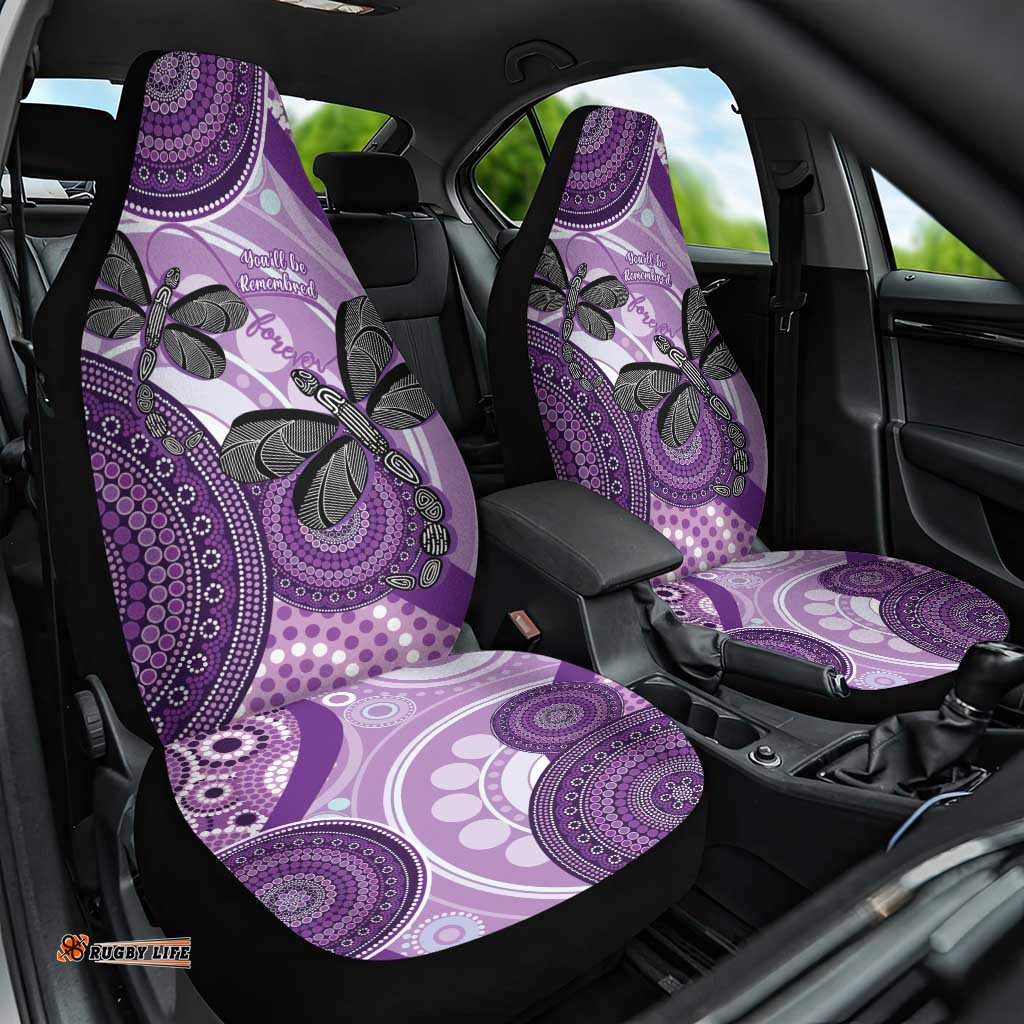 Memorial Australia Car Seat Cover You Will Be Remembered Aboriginal Art