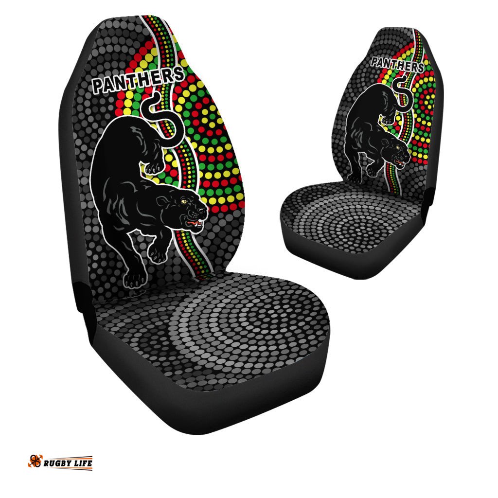 Panthers Car Seat Cover Simple Wild Indigenous