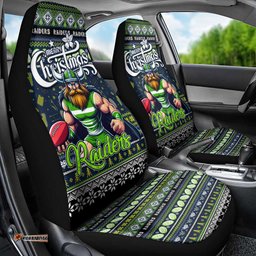 Raiders Rugby Xmas Car Seat Cover Australia NRL Mascot