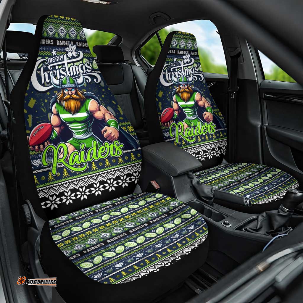 Raiders Rugby Xmas Car Seat Cover Australia NRL Mascot