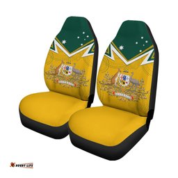 Car Seat Covers Australian Coat Of Arms National Color