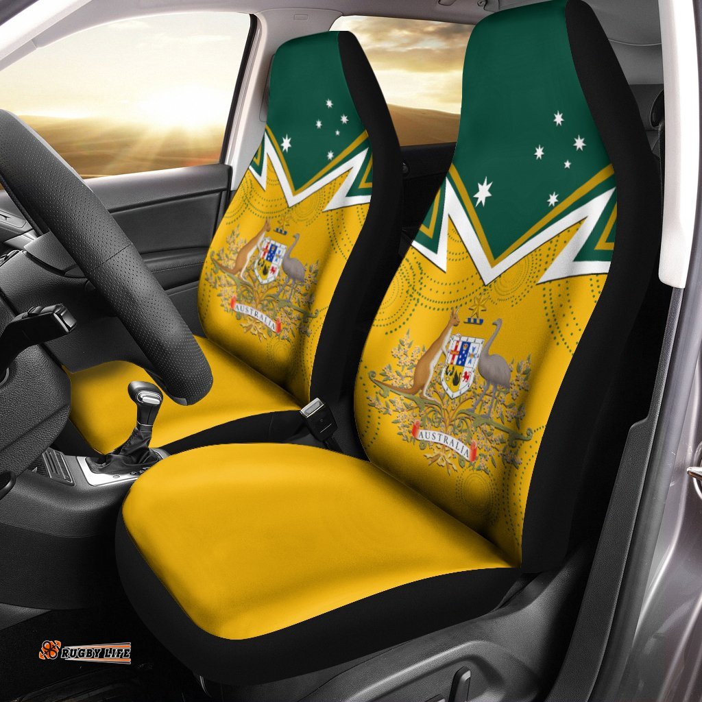 Car Seat Covers Australian Coat Of Arms National Color