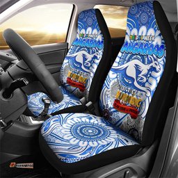 North Melbourne Kangaroos NAIDOC Week 2024 Car Seat Cover Mascot Football