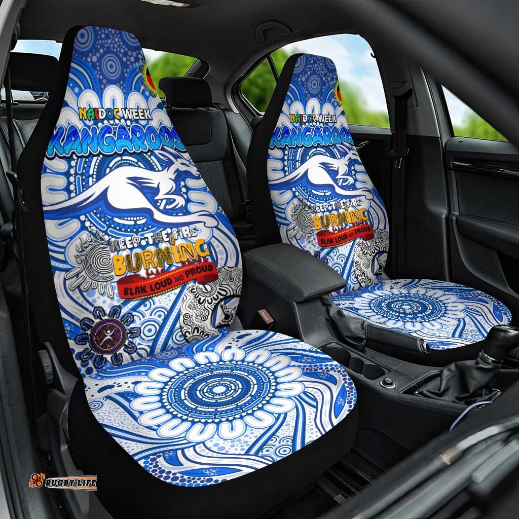 North Melbourne Kangaroos NAIDOC Week 2024 Car Seat Cover Mascot Football
