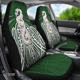 Maori Moko Tattoo Car Seat Cover, Manaia Pounamu