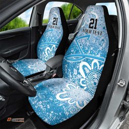 Adelaide Strikers Custom Car Seat Cover Minimalism Aboriginal