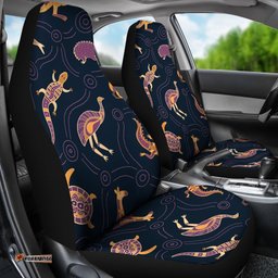 Car Seat Covers Indigenous Animals Patterns