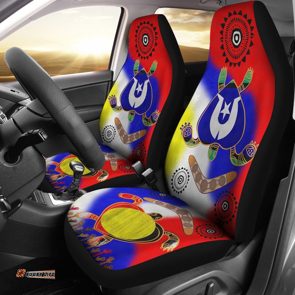 Aboriginal Car Seat Covers, NAIDOC Week 03