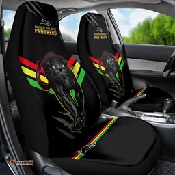 NRL Panthers Car Seat Cover Premiers Three Peat Proud Of Our Boys Black