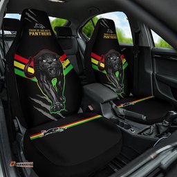 NRL Panthers Car Seat Cover Premiers Three Peat Proud Of Our Boys Black