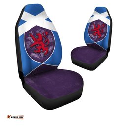 Scotland Car Seat Covers Scottish Flag And Lion
