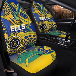 Eels Rugby Aboriginal Art Car Seat Covers