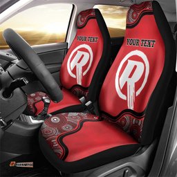 Custom Melbourne Renegades Car Seat Cover Indigenous Art Grunge Style