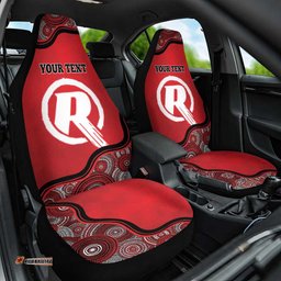 Custom Melbourne Renegades Car Seat Cover Indigenous Art Grunge Style